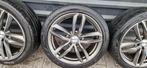 set velgen voor audi a5  18 inch ET, Ophalen, 18 inch, Gebruikt, Band(en)