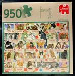 Puzzel Franciens katten poezenvriendjes poes 950 compleet, Hobby en Vrije tijd, Denksport en Puzzels, Ophalen of Verzenden, 500 t/m 1500 stukjes