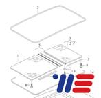 Panoramadak Volkswagen Tiguan I ('07-'19) 5n0877055, Gebruikt, Volkswagen, Ophalen of Verzenden, Volkswagen