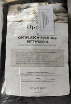 OPTIDEE PLUCHE GRIJS KUSSENSLOOP 50X50, Eenpersoons, Hoeslaken of Sloop, Nieuw, Ophalen of Verzenden