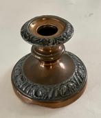 Antieke bronzen kandelaar, Antiek en Kunst, Antiek | Kandelaars, Ophalen of Verzenden, Koper of Brons
