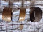 3 oude Tribale West- Afrikaanse Messing Armbanden, Ophalen of Verzenden