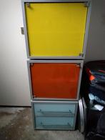 3 handig stapelbare kubuskasten met glazen deurtjes, Ophalen