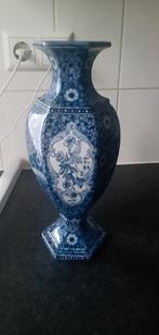 blauwe vaas Petrus Regout Maastricht, Antiek en Kunst, Ophalen of Verzenden