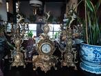 Groot antiek Frans klokkenstel, Antiek en Kunst, Antiek | Klokken, Ophalen