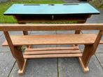 Vintage Schoolbankje, Huis en Inrichting, Bureaus, Ophalen, Gebruikt, Bureau