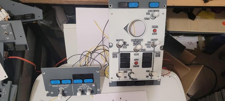 B737 max & ng assembled 2 of ovh panels, Computers en Software, Joysticks, Zo goed als nieuw, Ophalen of Verzenden