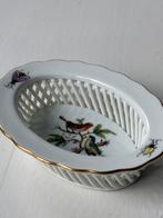 Mandje Herend porselein Rothschild bird klein vintage, Ophalen of Verzenden