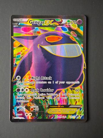 Gengar EX - Phantom Forces 114/119 Full Art beschikbaar voor biedingen
