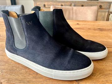 Wahts chelsea boots in sneakerstijl, suède, 44 beschikbaar voor biedingen