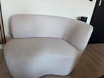 WOOOD fauteuil Stone crème bouclé stof, Ophalen of Verzenden, Zo goed als nieuw, 75 tot 100 cm, Stof