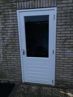 Achterdeur / Schuurdeur kozijn, raamkozijn, stalraam, Gebruikt, Deurkozijn, 150 tot 225 cm, Inclusief glas
