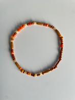 Oranje ketting van kralen, Ophalen of Verzenden, Zo goed als nieuw, Oranje, Overige materialen
