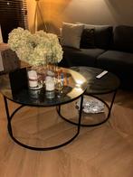 Salontafel glas, Huis en Inrichting, Tafels | Salontafels, 100 tot 150 cm, Glas, Minder dan 50 cm, Rechthoekig