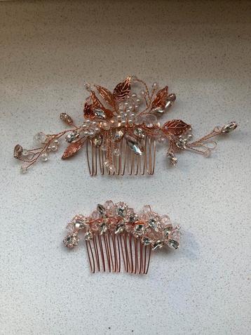 Set haarsieraden, haarspelden bruiloft / bruid beschikbaar voor biedingen