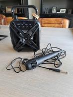 karaoke speaker Brainz wheatstraw with microphone, Audio, Tv en Foto, Karaoke-apparatuur, Complete set, Ophalen of Verzenden, Zo goed als nieuw