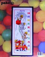 Cado pako borduurpakket groeimeter, kevin, Ophalen of Verzenden, Nieuw, Handborduren, Borduurpakket