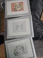 3 schetsen Mickey mouse, Minder dan 50 cm, Ophalen of Verzenden, Zo goed als nieuw, Minder dan 50 cm