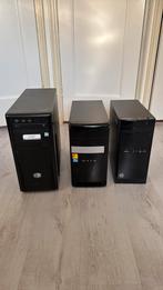 3 PC kasten zonder harddisk, Computers en Software, Computerbehuizingen, Ophalen of Verzenden, Gebruikt