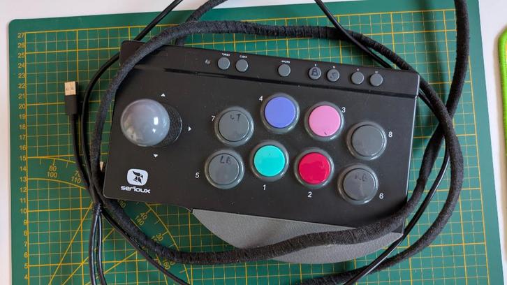 arcade stick with raspberry pi 3A+ Batocera 16GB, Spelcomputers en Games, Spelcomputers | Overige, Zo goed als nieuw, Ophalen of Verzenden