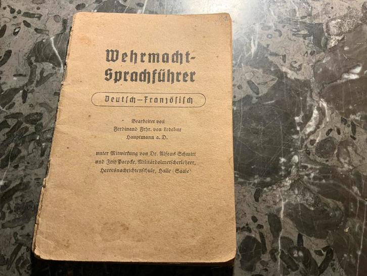 Wehrmacht Sprachführer Deutsch-Französisch, Boeken, Taal | Duits, Gelezen, Non-fictie, Ophalen of Verzenden