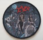 Slayer zeer zeldzame 1986 patch 63 live undead +zilver print, Verzenden, Nieuw, Kleding