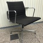 Vintage Vitra Eames Aluminium stoel 107 chroom, Huis en Inrichting, Ophalen, Gebruikt, Zwart, Nvt