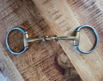 Dubbel gebroken bustrens golden brass  12.5 cm beschikbaar voor biedingen