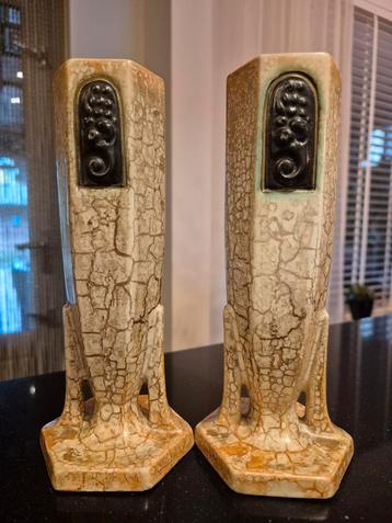 Set van 2 Art Deco Vazen, Ditmar Urbach beschikbaar voor biedingen