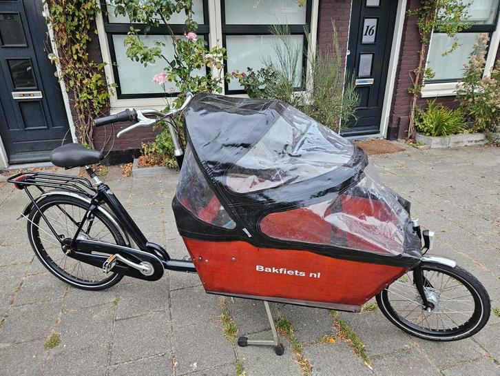 Nette Bakfiets met accessoires, Fietsen en Brommers, Fietsen | Bakfietsen, Gebruikt, 4 kinderen of meer, Ophalen