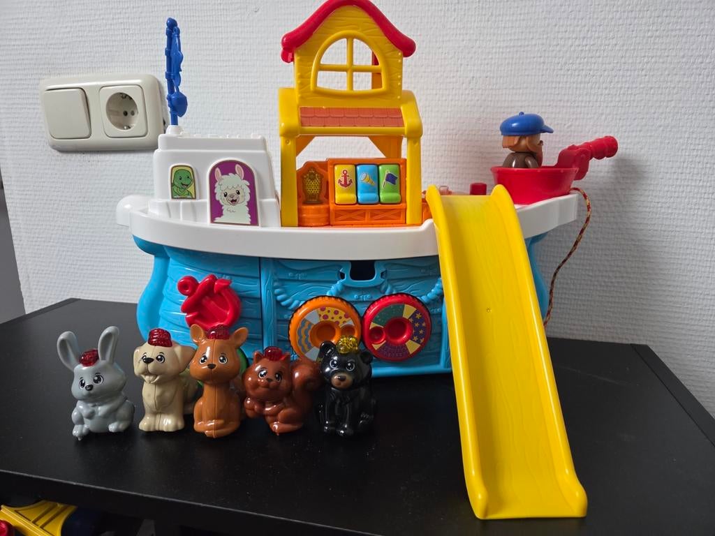 Vtech dierenboot, Ophalen