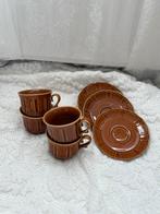 Vintage Tognana Koffiekopjes Set - Italiaans Design, Huis en Inrichting, Keuken | Servies, Gebruikt, Keramiek, Ophalen of Verzenden
