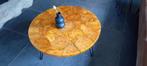 ronde houten salontafel, Huis en Inrichting, Tafels | Salontafels, Ophalen, Gebruikt, 50 tot 100 cm, Koloniaal