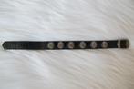 Leather bracelet, Ophalen of Verzenden, Gebruikt, Zwart, Leer