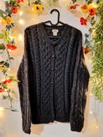 Heerlijk warm vintage Aran puur wollen vest, Kleding | Dames, Ophalen of Verzenden, Zo goed als nieuw, Maat 42/44 (L), Grijs