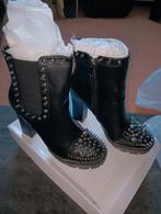 Stoere Zwarte Enkellaarsjes mt 39 met Studs, Ophalen, Nieuw, Zwart, Lage of Enkellaarzen