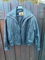Zwarte leren motorjas - Maat M - Honda Goldwing patch, Motoren, Overige merken, M, Heren, Tweedehands