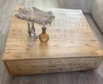 Mango Houten Salontafel 1x1m, 50 tot 100 cm, 100 tot 150 cm, Vierkant, Ophalen of Verzenden