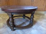 grote massieve ronde salontafel, Huis en Inrichting, Tafels | Eettafels, Ophalen, Gebruikt, Rond, Minder dan 50 cm