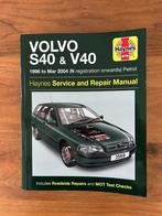 Haynes Sevice and Repair Manual voor Volvo S40 & V40 (96-04), Auto diversen, Handleidingen en Instructieboekjes, Verzenden
