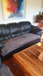 bankstel lederlook 2 en 3 sits, Kunststof, Gebruikt, 150 tot 200 cm, 75 tot 100 cm