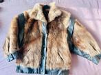 Bomberjas met bont en leer, Kleding | Dames, Ophalen of Verzenden, Zo goed als nieuw, Maat 34 (XS) of kleiner, Zwart