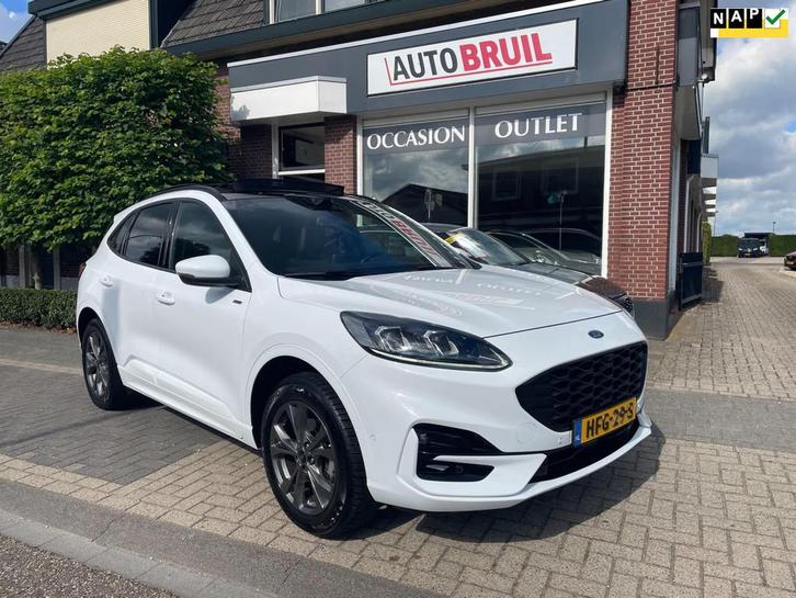 Ford Kuga 2.5 PHEV Vignale ST-Line X Schuifd|Trekh|Headup|1/, Auto's, Ford, Bedrijf, Te koop, Kuga, 360° camera, ABS, Achteruitrijcamera