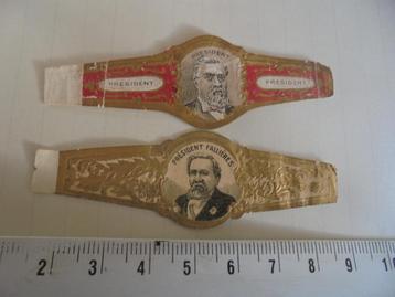 2 oude sigarenbanden President Faillières beschikbaar voor biedingen