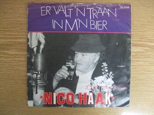TELSTAR 4743  NICO HAAK   ER VALT 'N TRAAN IN M'N BIER /, Cd's en Dvd's, Vinyl Singles, Zo goed als nieuw, Single, Nederlandstalig