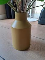 VT Wonen design vaas, okergeel, metaal, Overige materialen, Geel, Ophalen of Verzenden, Zo goed als nieuw