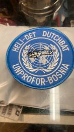 Heli-det dutchbat unprofor bosnia badge, Verzamelen, Ophalen, G, G, G