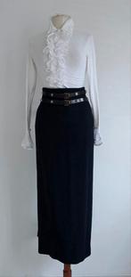 Mark by Pauw Harris Tweed maxi rok blauw 42, Kleding | Dames, Pauw Marc, Maat 42/44 (L), Zo goed als nieuw, Onder de knie