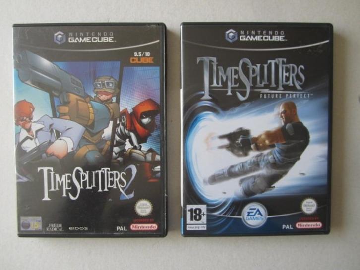 Timesplitters Time Splitters 2 of 3 Nintendo Gamecube, Spelcomputers en Games, Games | Nintendo GameCube, Zo goed als nieuw, Avontuur en Actie