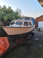 Stalen kajuitboot 8meter met trailer, Watersport en Boten, Gebruikt, Staal, Binnenboordmotor, Diesel